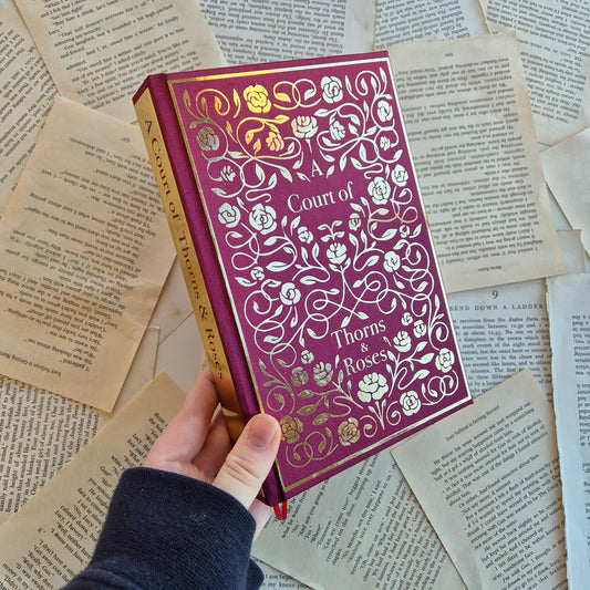 A Court Of Thorns & Roses Rebind - With Watercolour Edges