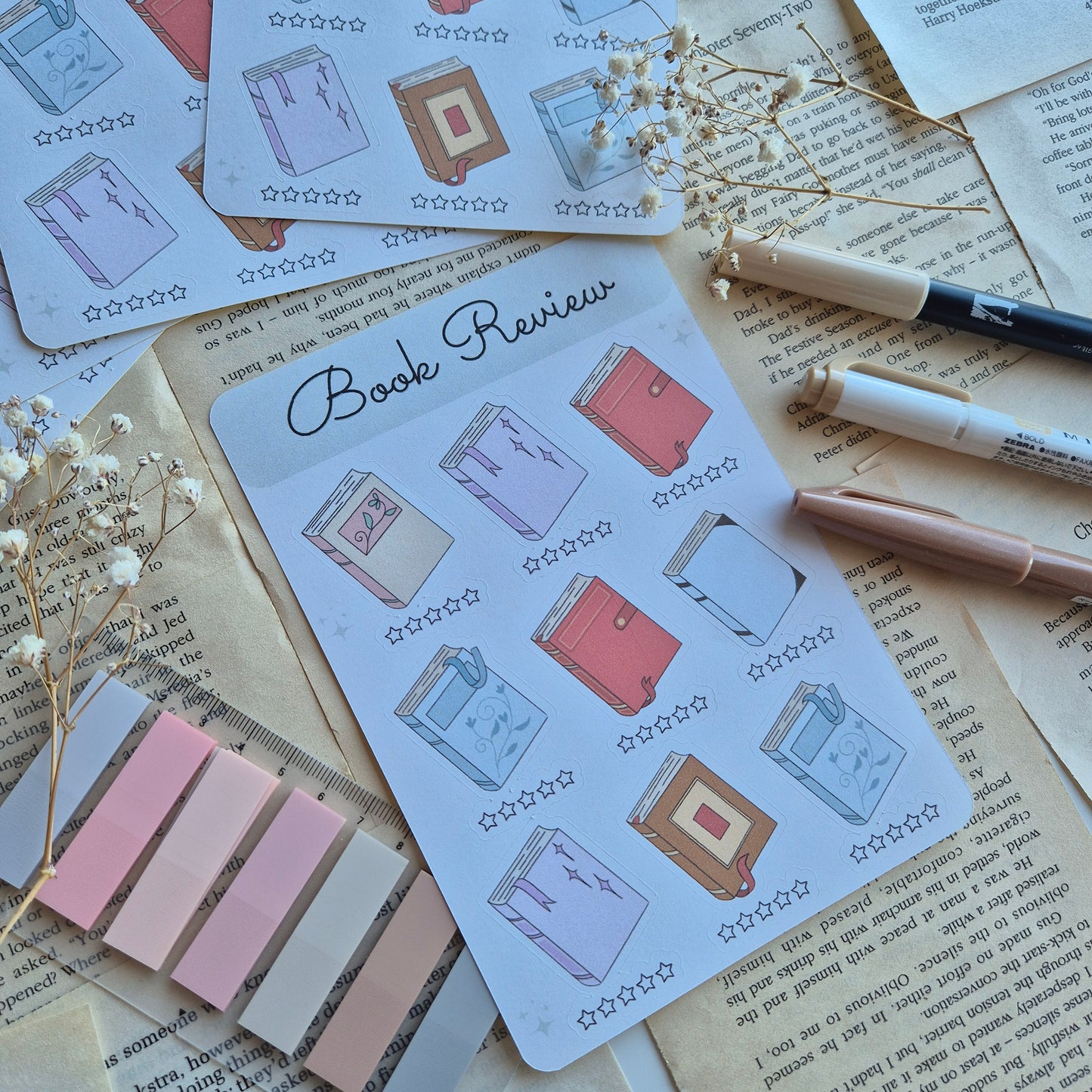Book Review Stickers