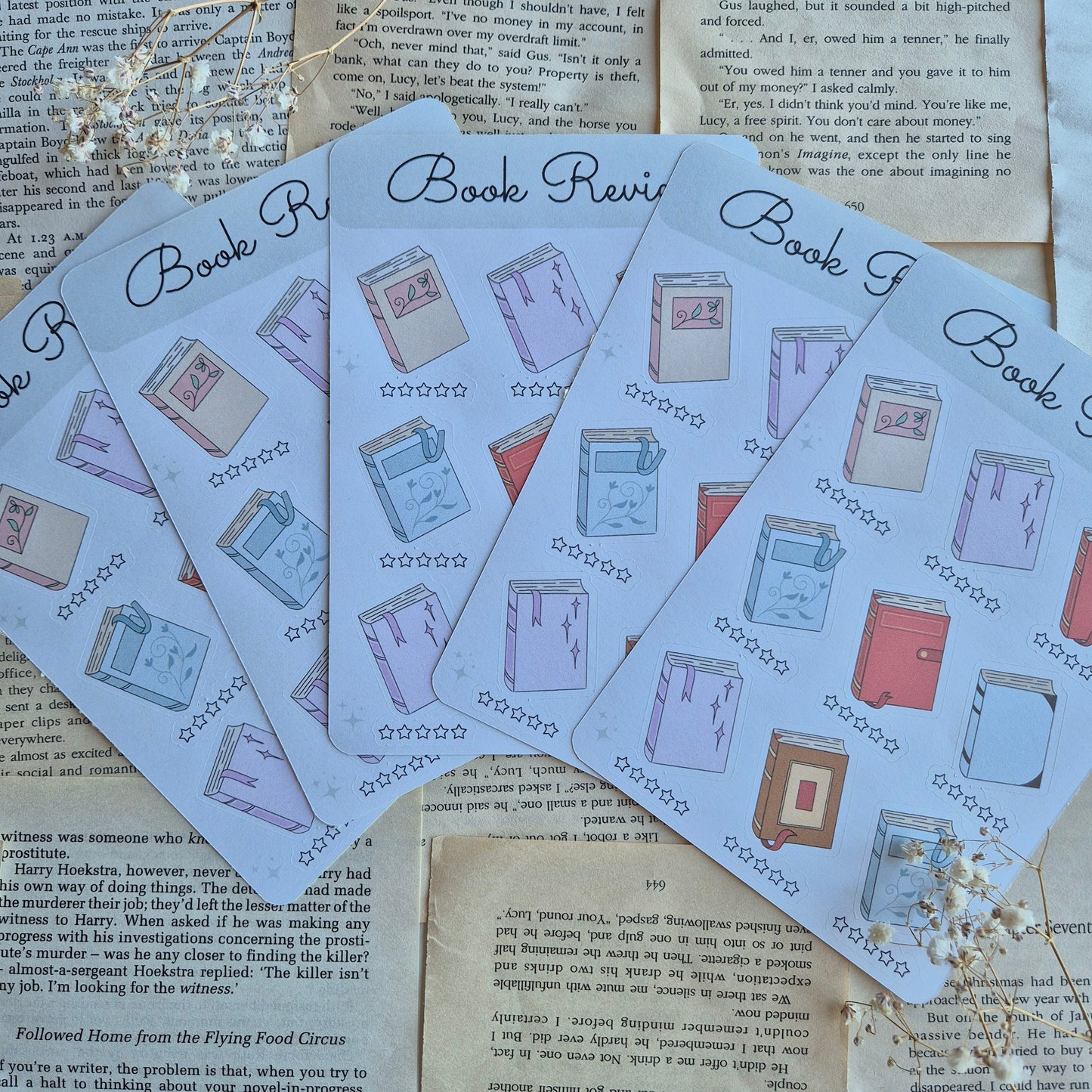 Book Review Stickers