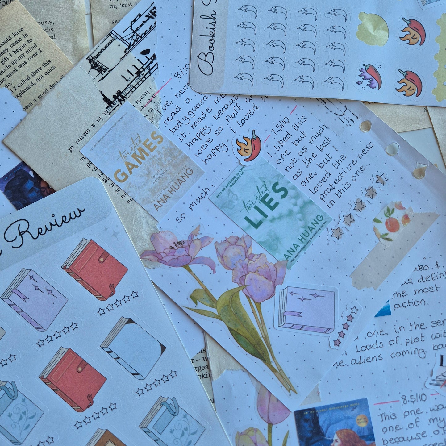 Book Review Stickers