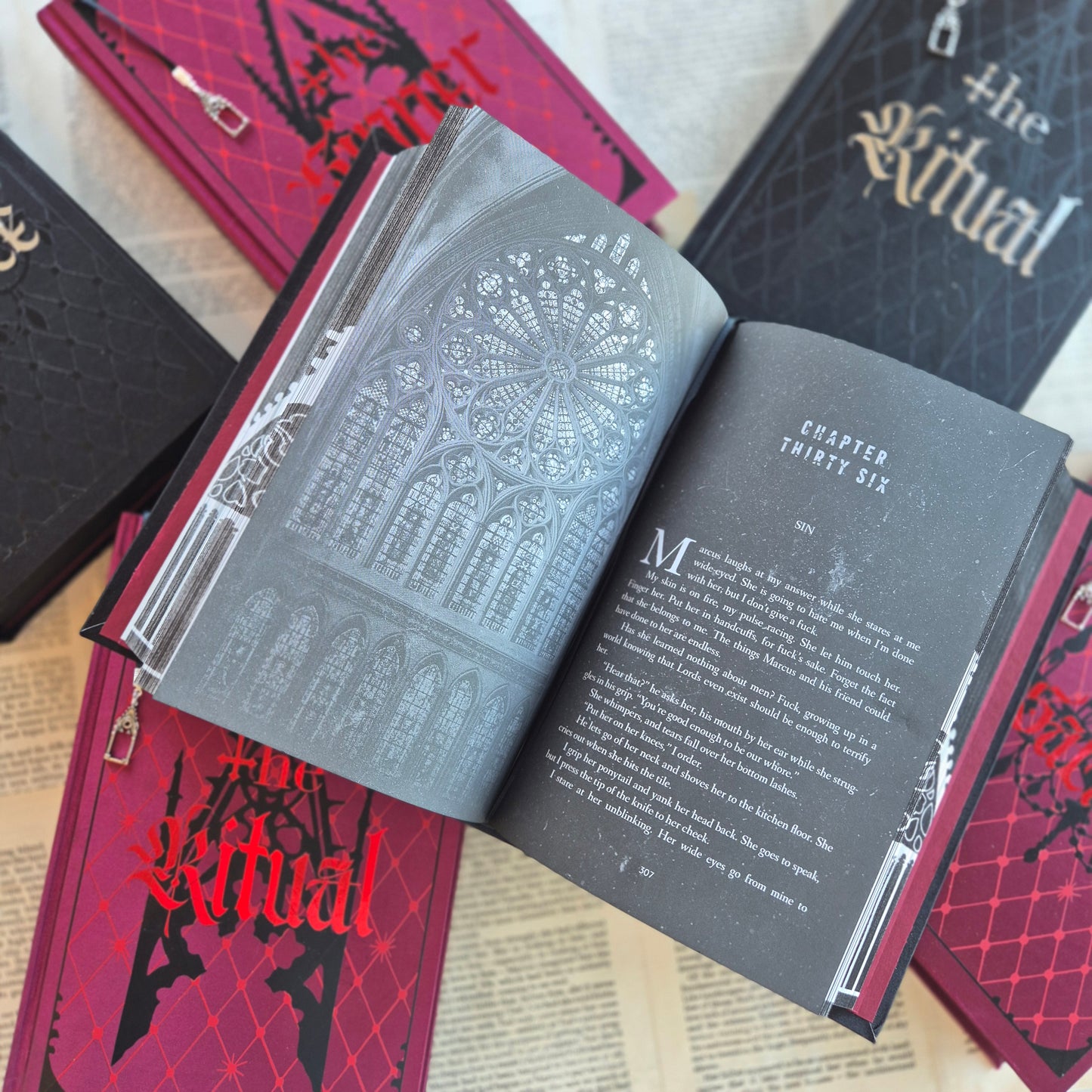 The L.O.R.D's Series with sprayed edges