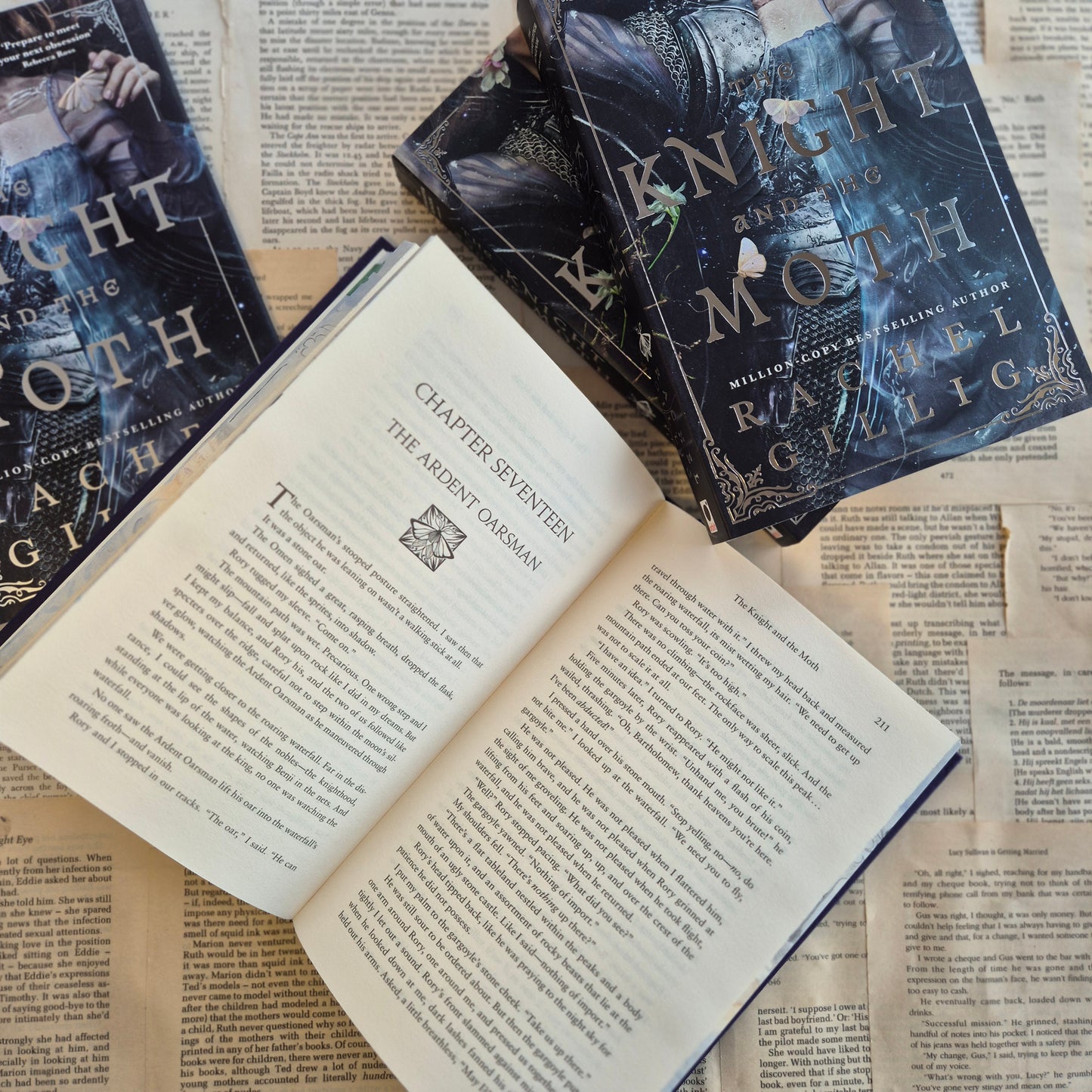 Knight and the Moth - Hardcover with Watercolour edges