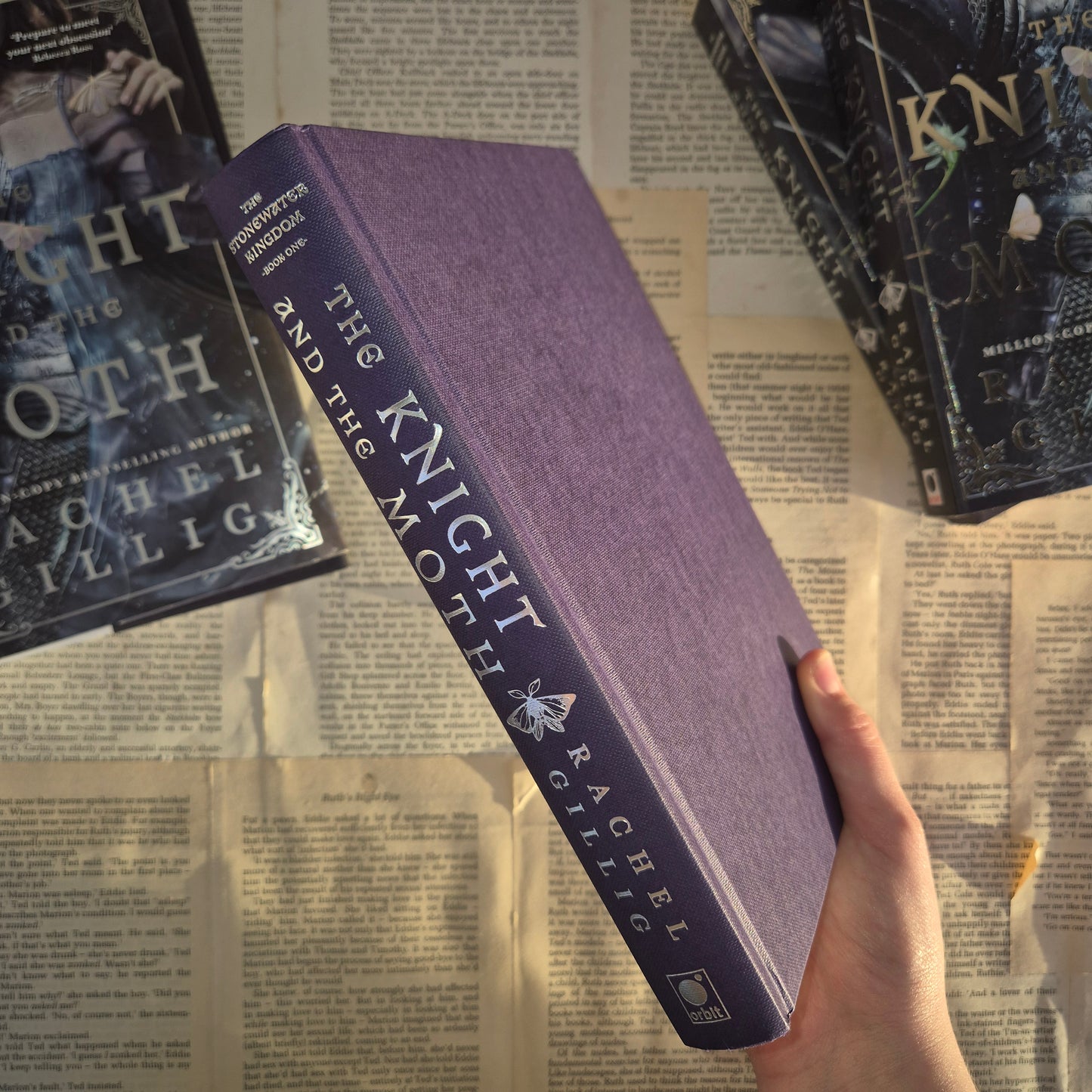 Knight and the Moth - Hardcover with Watercolour edges