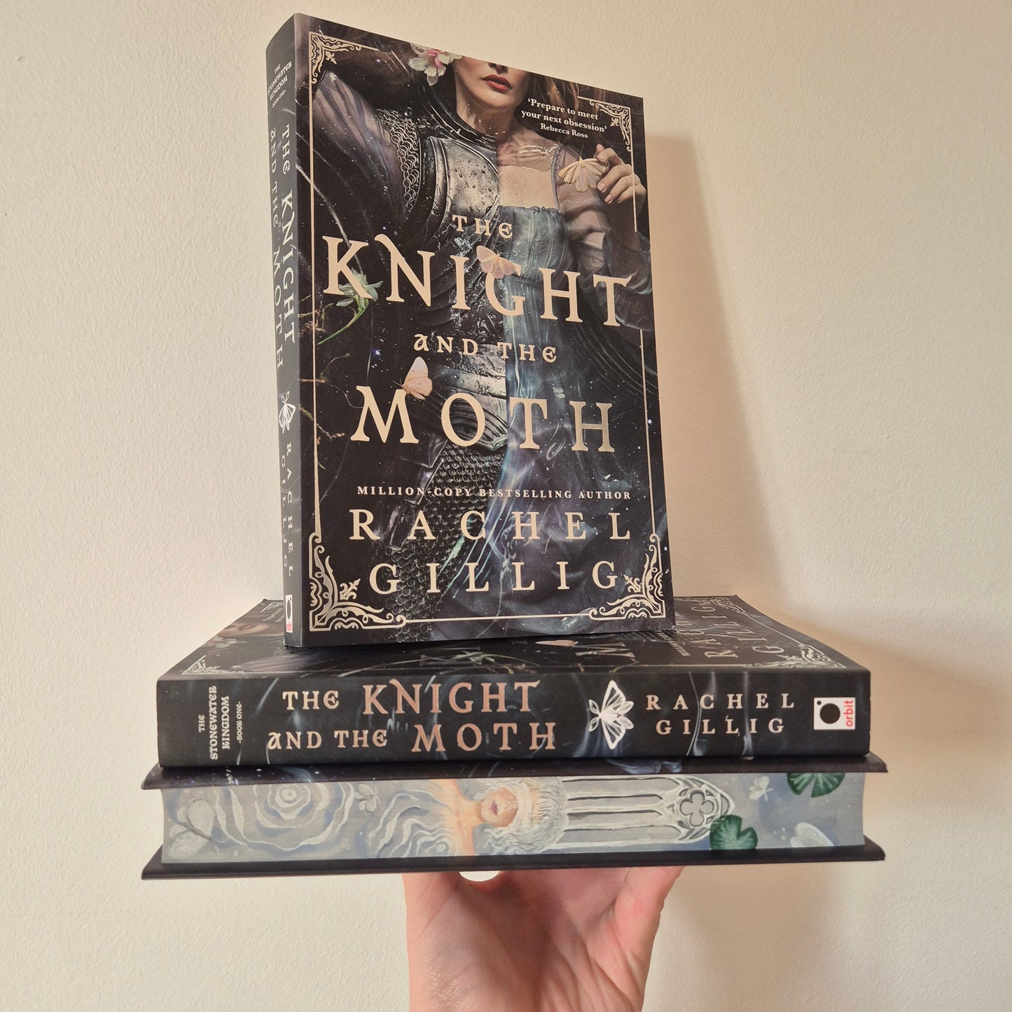 Knight and the Moth - Hardcover with Watercolour edges