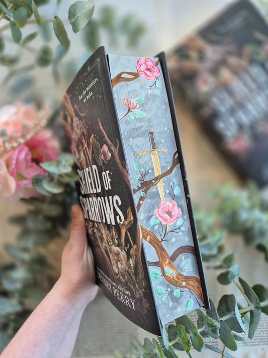 Shield of Sparrows Hardcover with Watercolour Edges