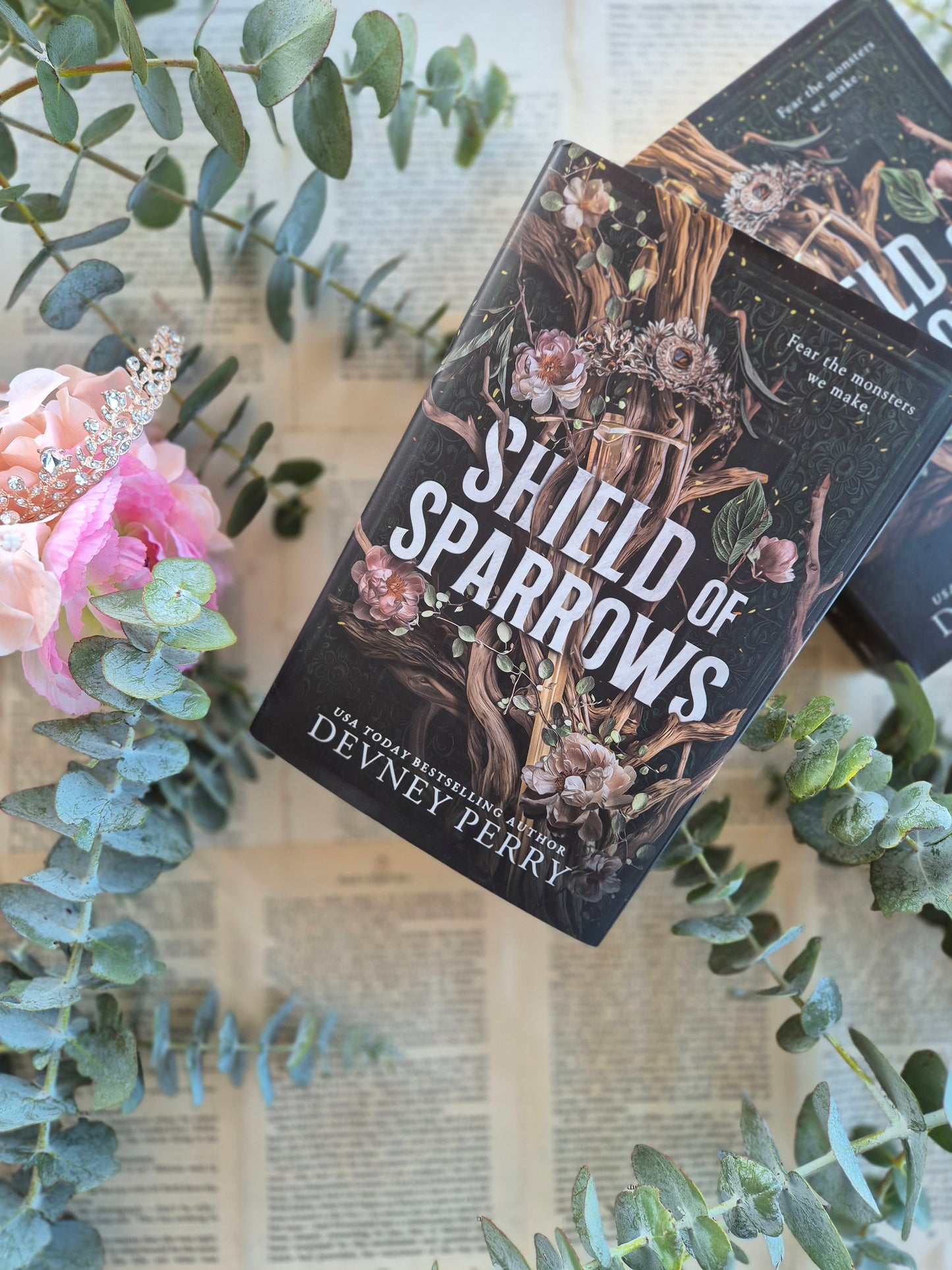 Shield of Sparrows Hardcover with Watercolour Edges