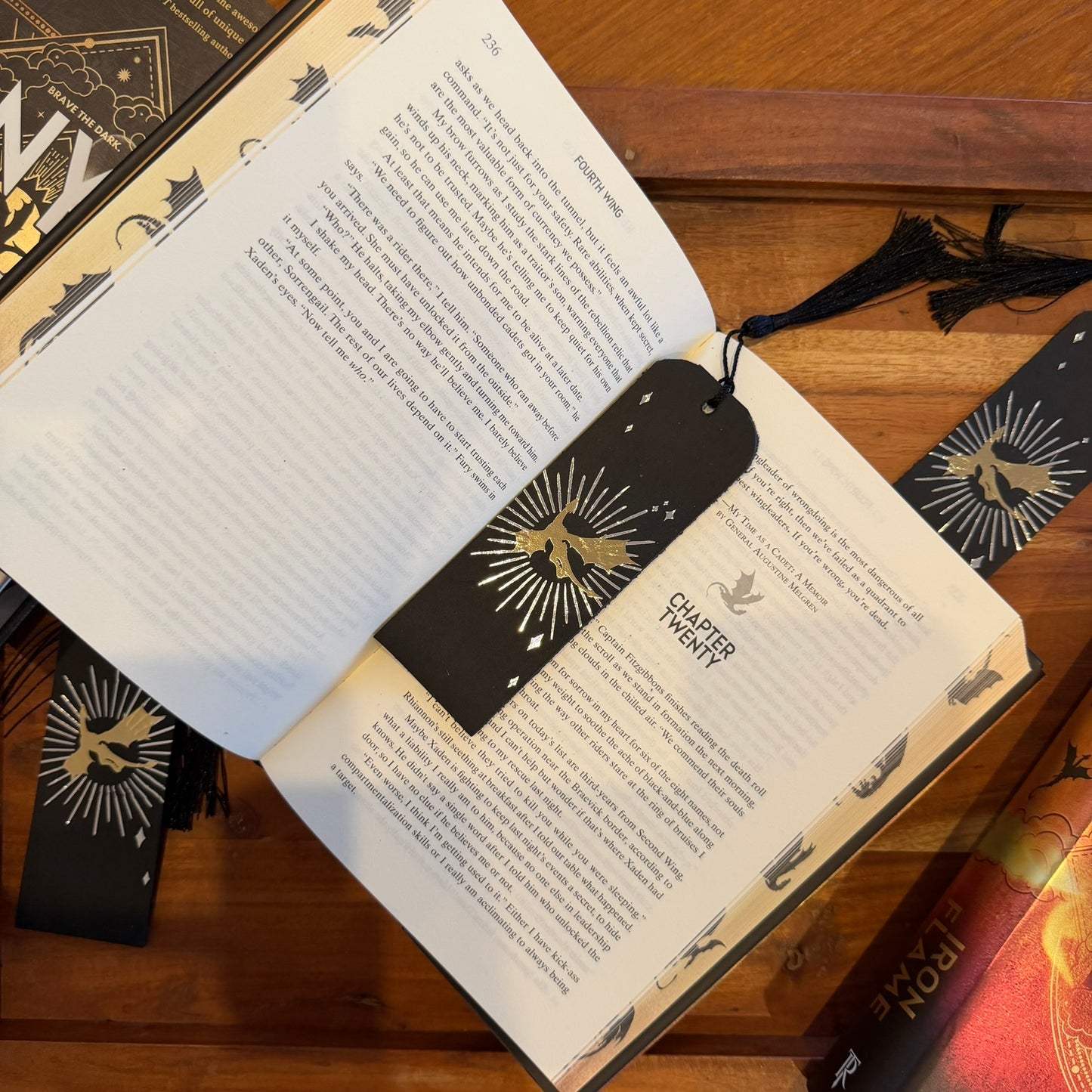 Empyrean Series Inspired Bookmarks | Faux Leather