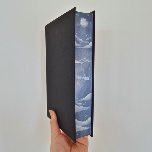 Fourth Wing Hardback with hand painted edges