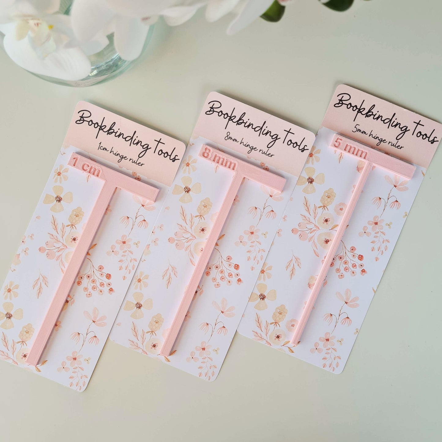 Bookbinding Hinge Ruler/Spacer
