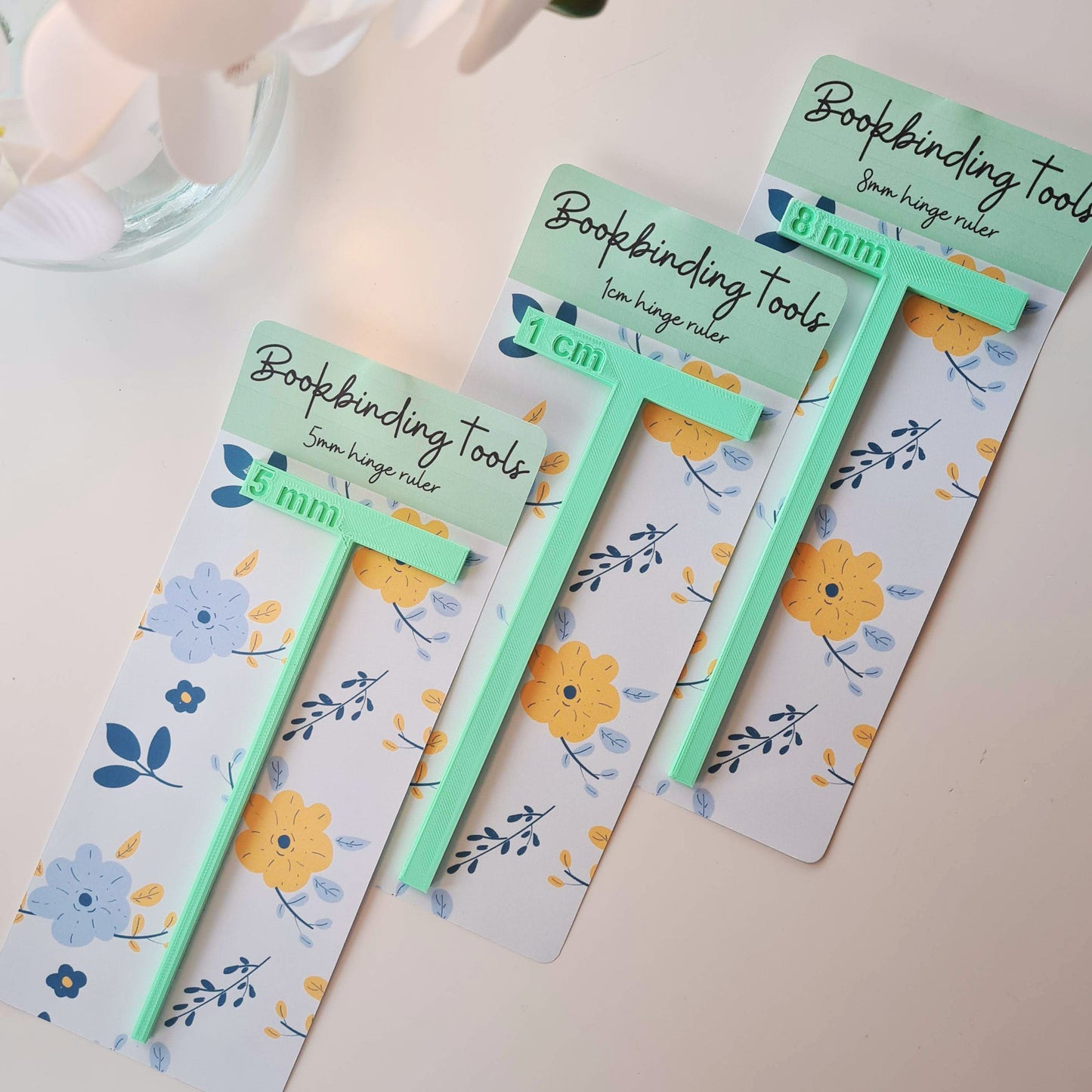 Bookbinding Hinge Ruler/Spacer