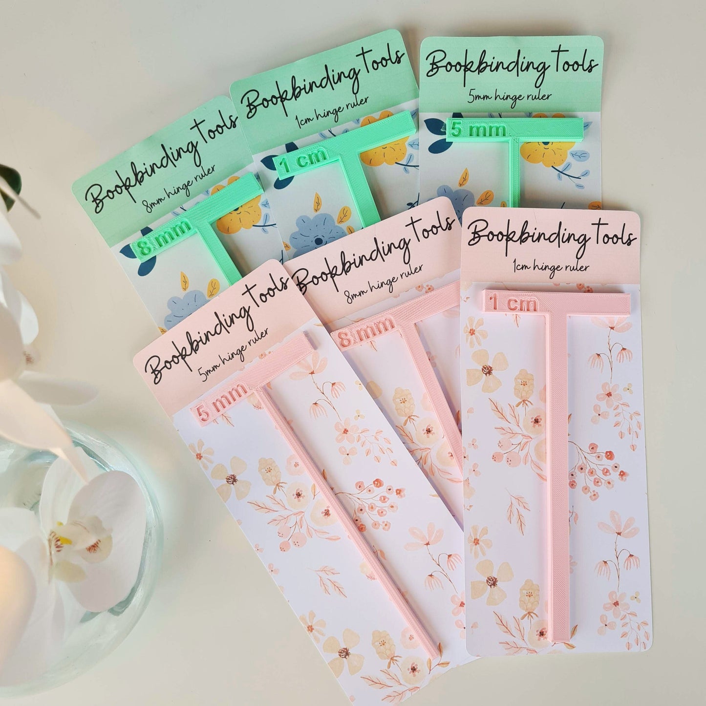 Bookbinding Hinge Ruler/Spacer