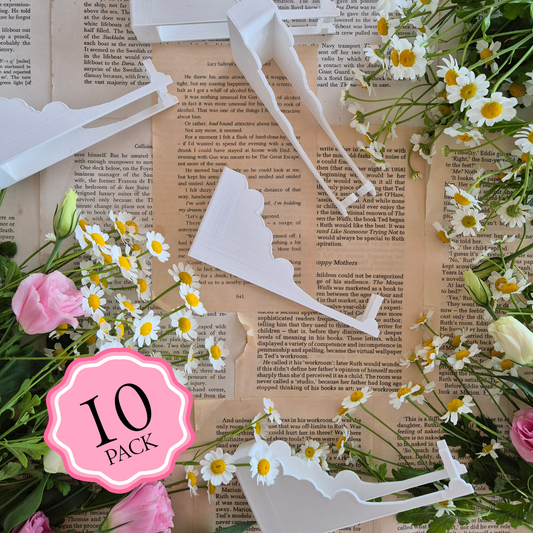 10 Pack Dust Jacket Stand - Dust Jacket Holder