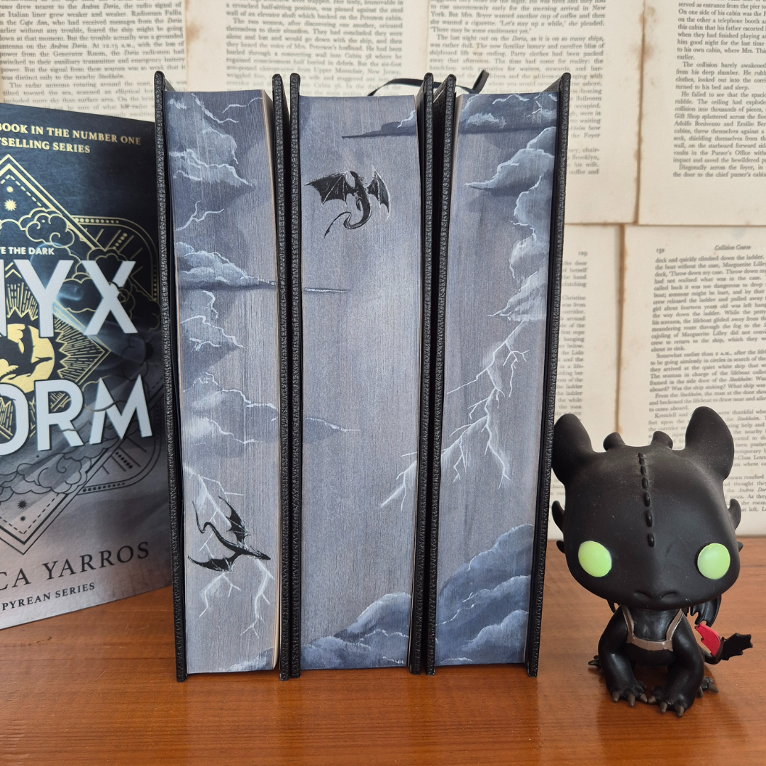 Custom Fourth Wing Painted Edges Set