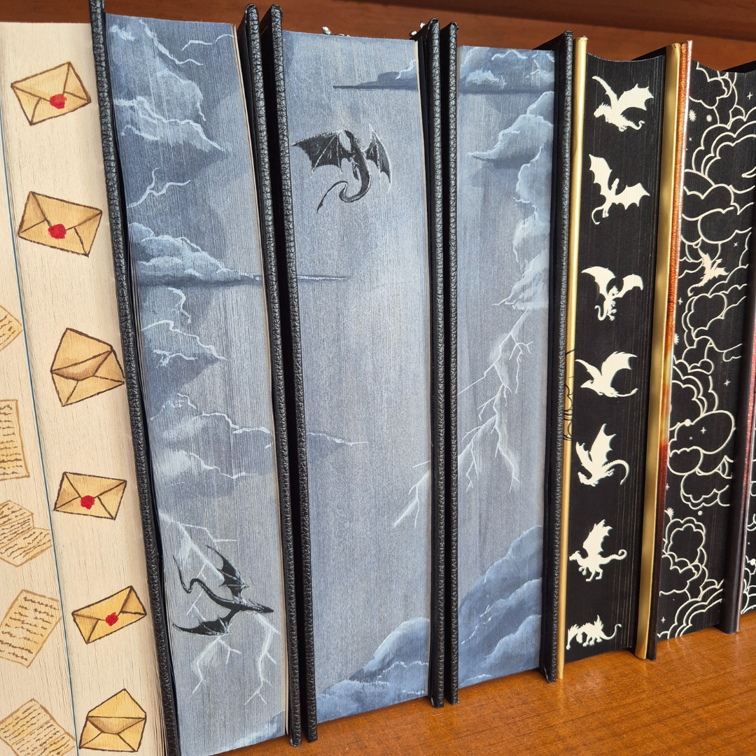 Custom Fourth Wing Painted Edges Set