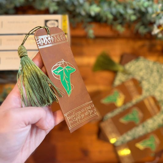 Tolkien Inspired Bookmarks | Faux Leather