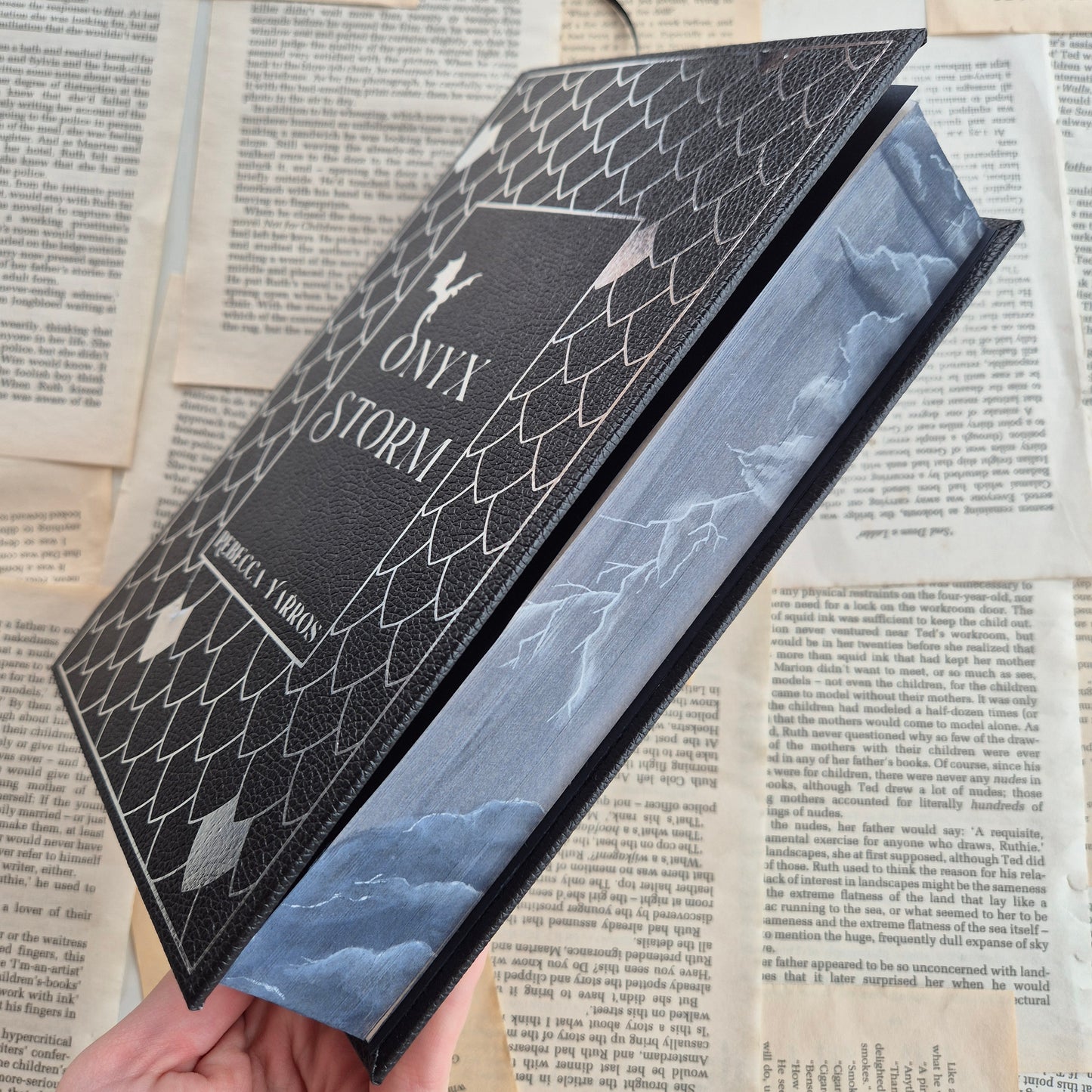 Empyrean Series Rebind with hand painted edges