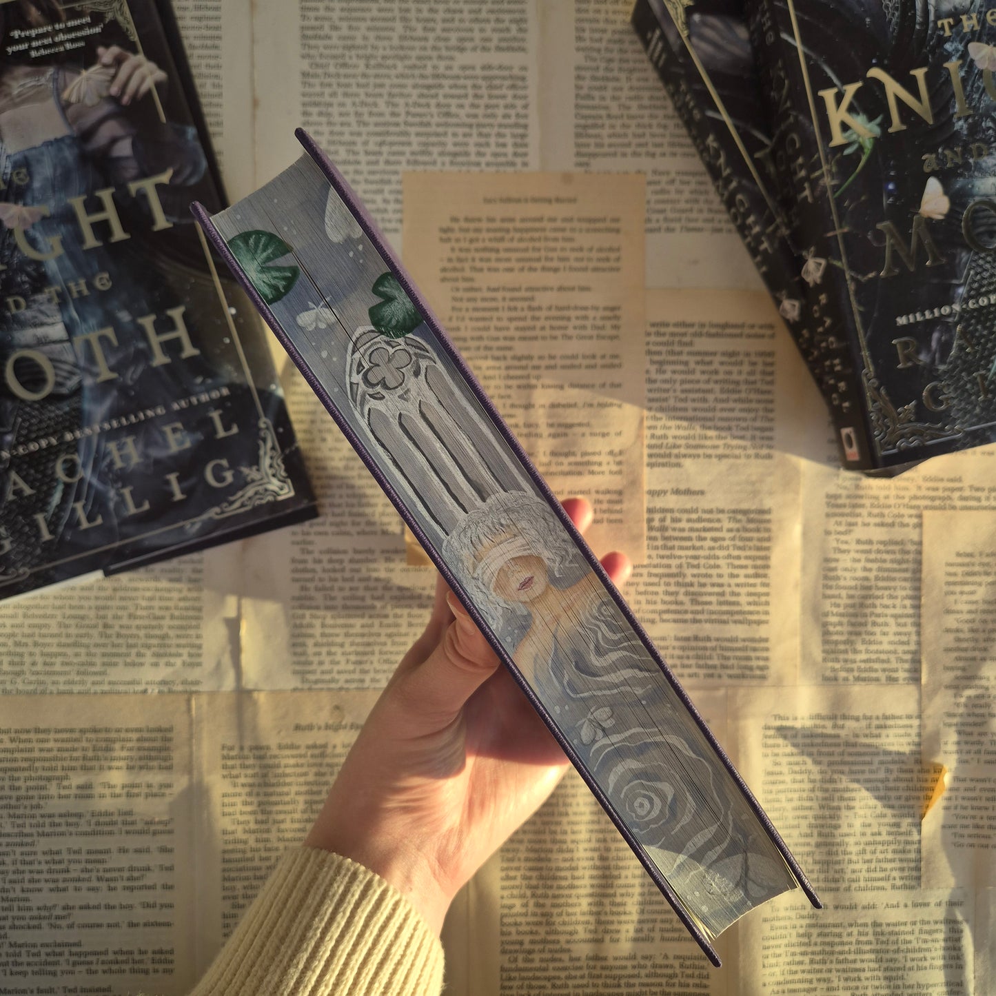 Knight and the Moth - Hardcover with Watercolour edges