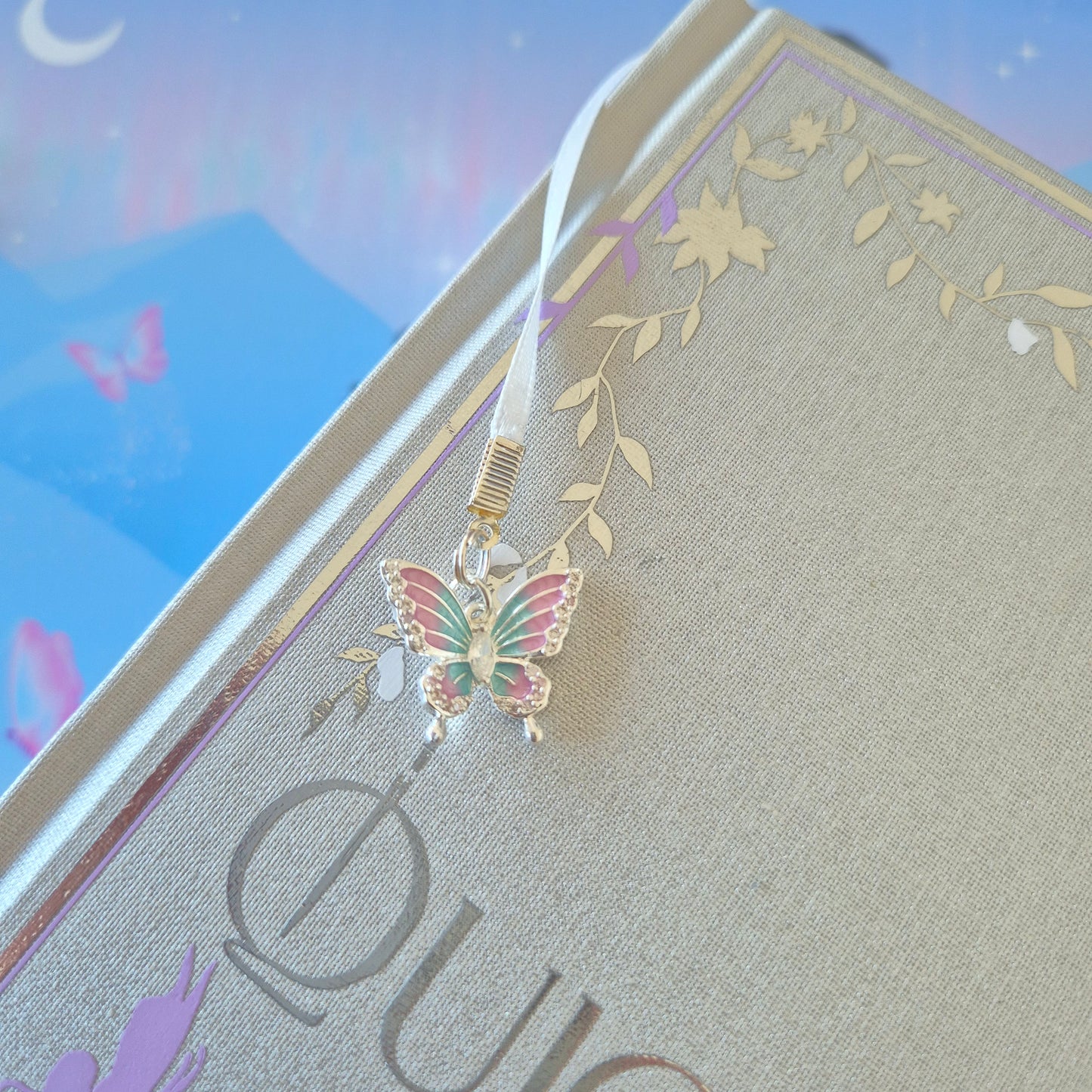 Quicksilver Rebind with Painted Edges and Custom Endpapers