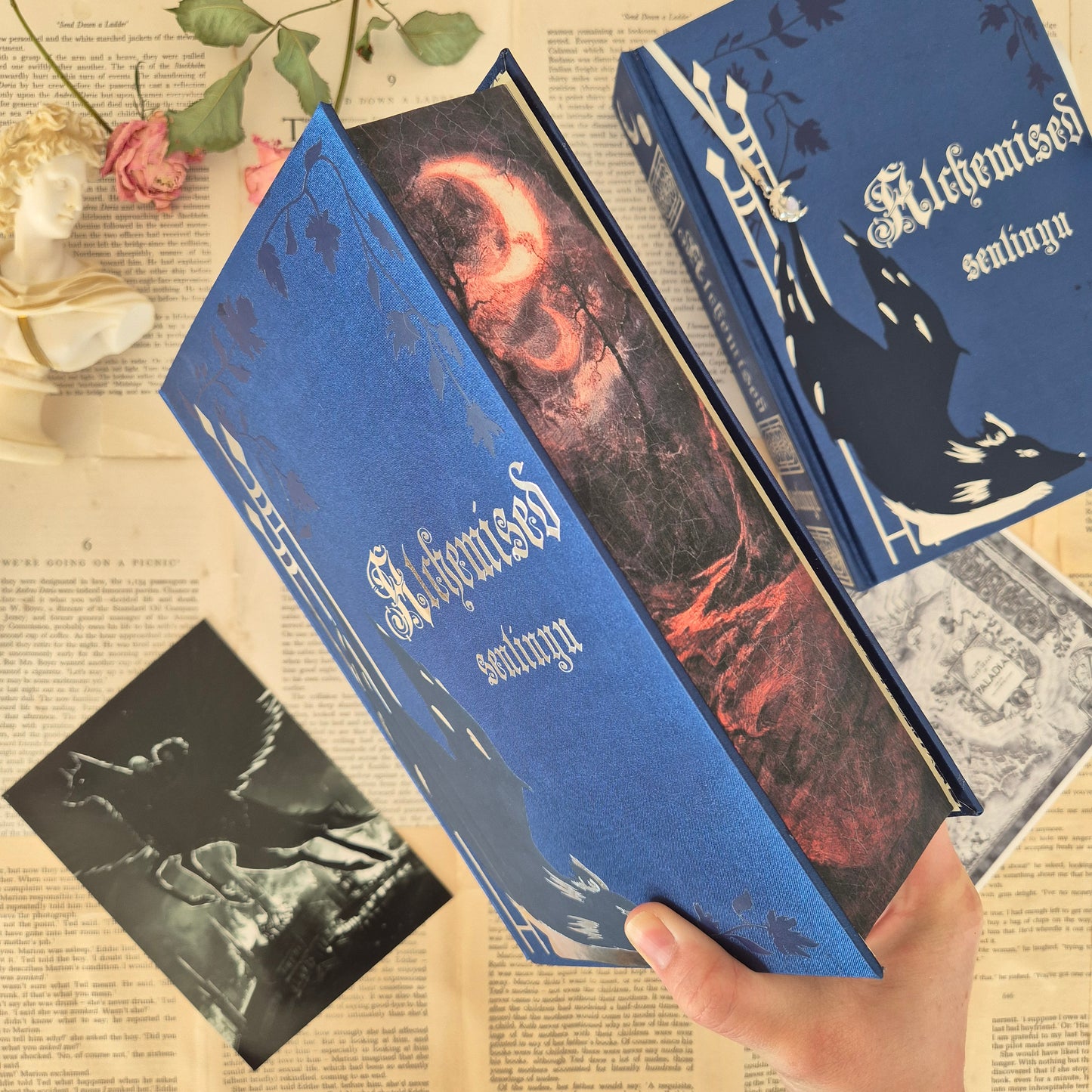 Alchemised Rebind - Amaris Design - Waterstones Edges