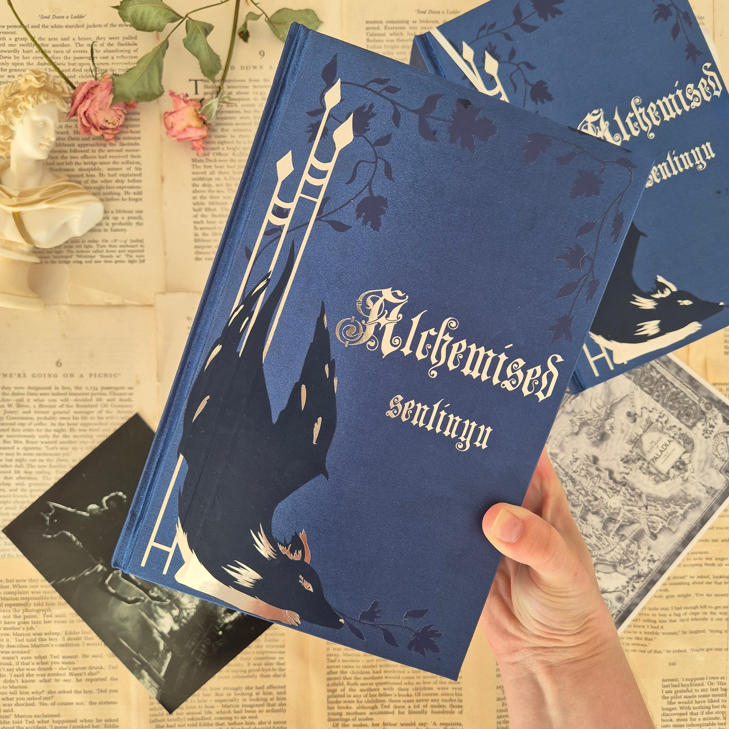 Alchemised Rebind - Amaris Design - Waterstones Edges