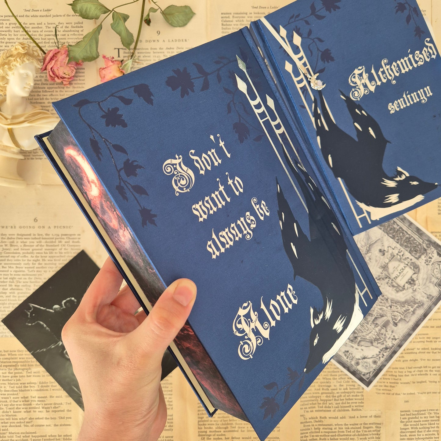 Alchemised Rebind - Amaris Design - Waterstones Edges