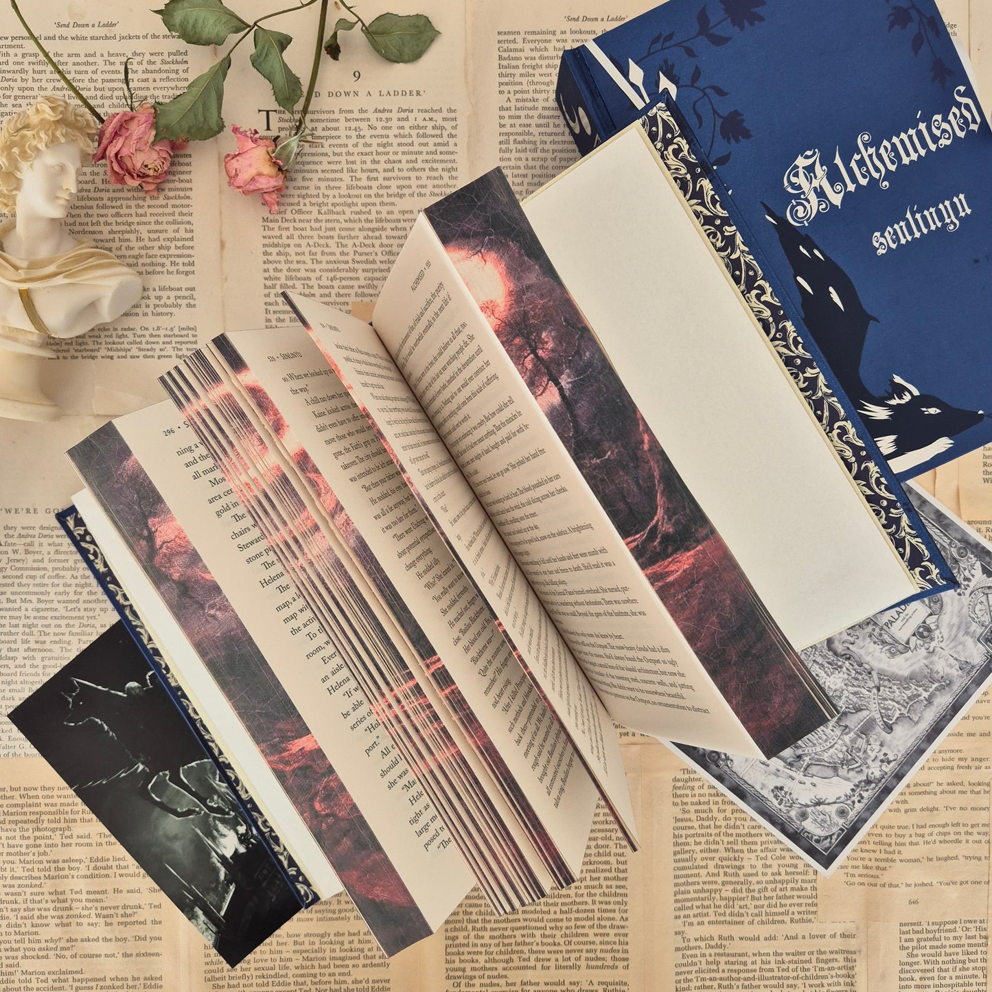 Alchemised Rebind - Amaris Design - Waterstones Edges