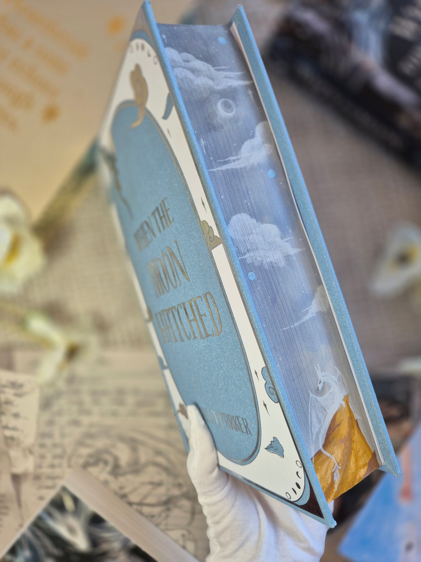 Officially Licensed - When The Moon Hatched - Rebind With Painted Edges