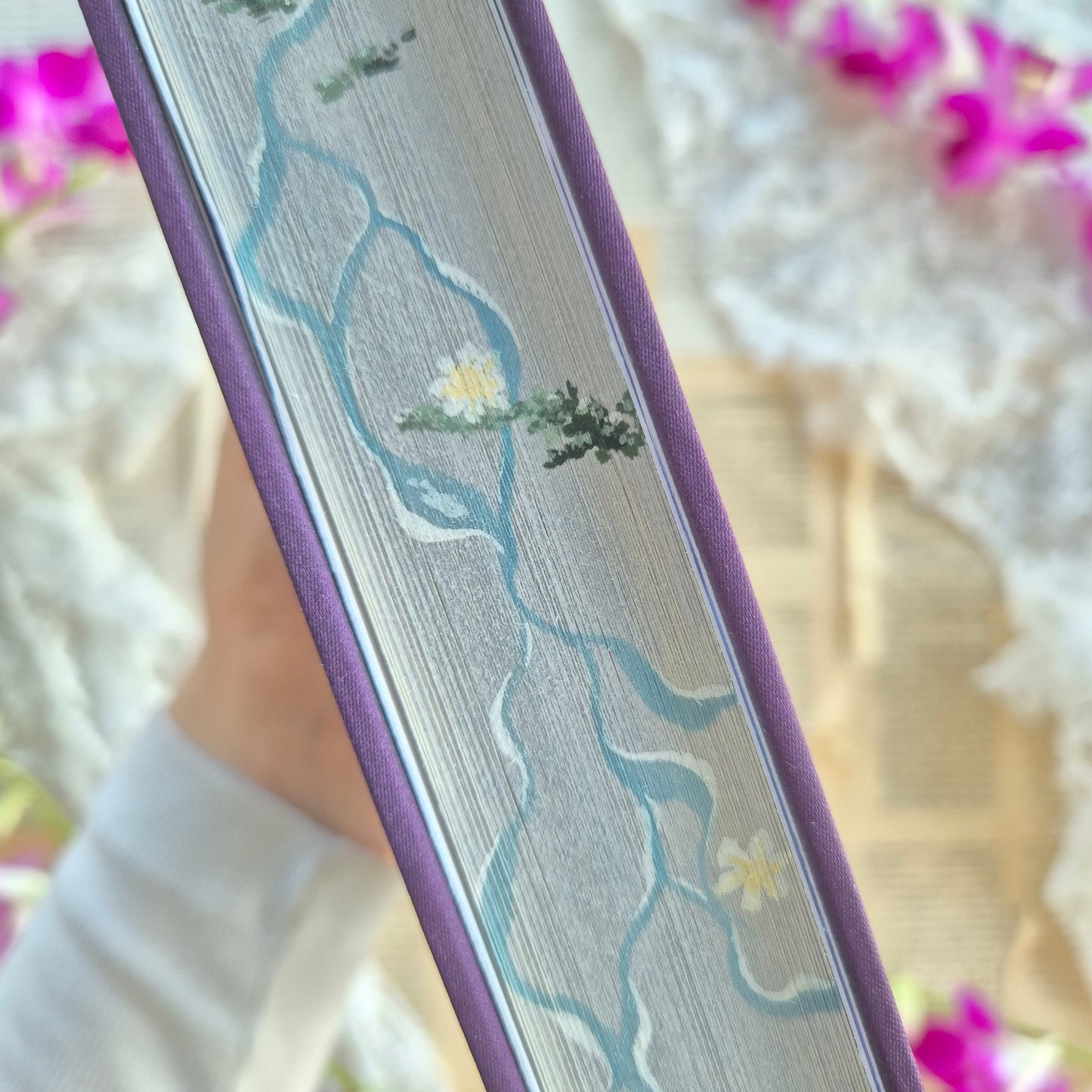 The Knight And The Moth | Silk Book-cloth Rebind