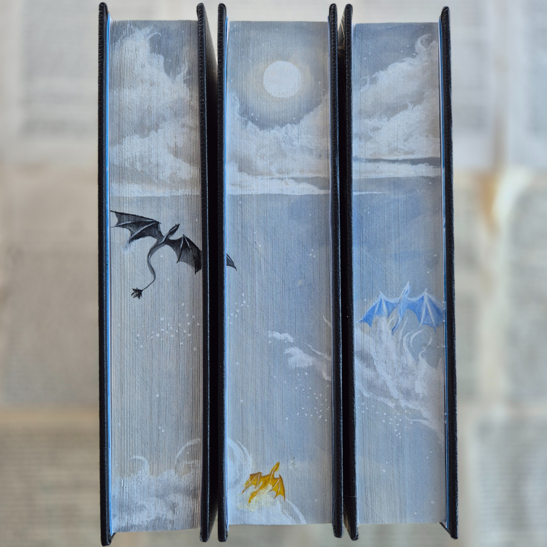 Custom Fourth Wing Painted Edges Set