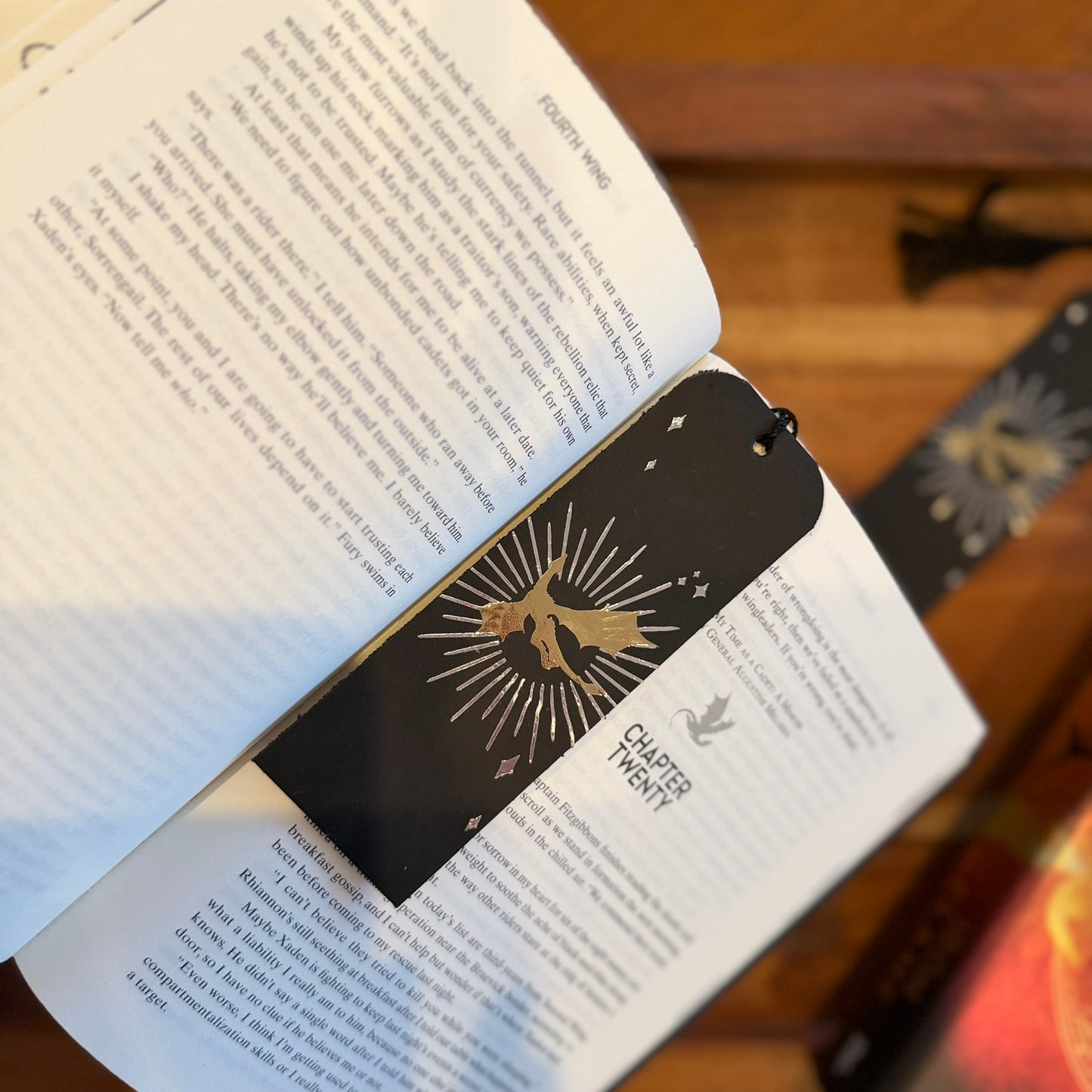Empyrean Series Inspired Bookmarks | Faux Leather