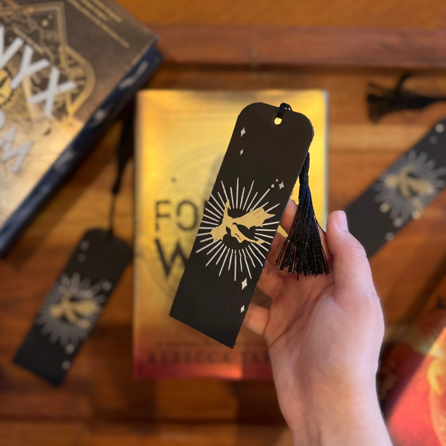 Empyrean Series Inspired Bookmarks | Faux Leather