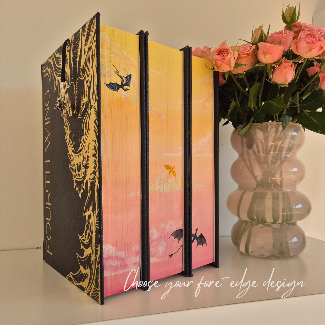 Custom Fourth Wing Painted Edges Set