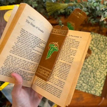 Tolkien Inspired Bookmarks | Faux Leather