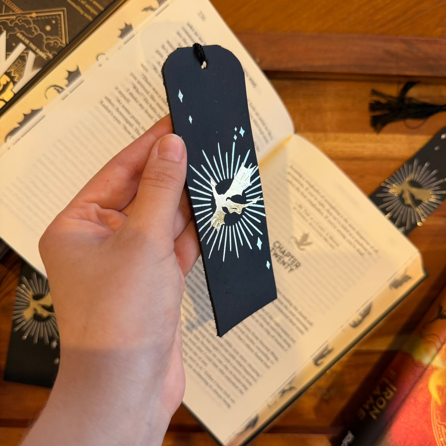 Empyrean Series Inspired Bookmarks | Faux Leather