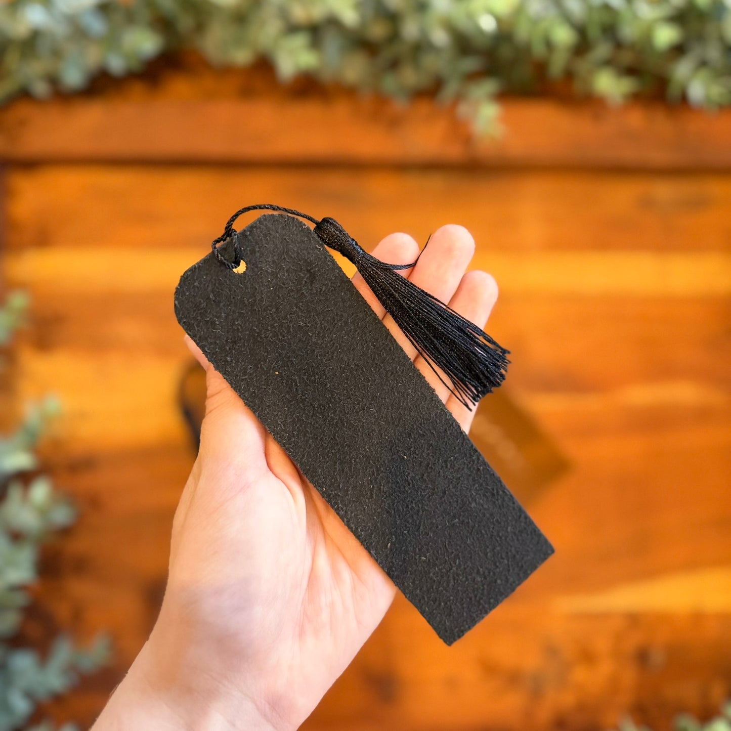 Custom Name Bookmark | Faux Leather