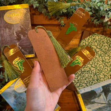 Tolkien Inspired Bookmarks | Faux Leather