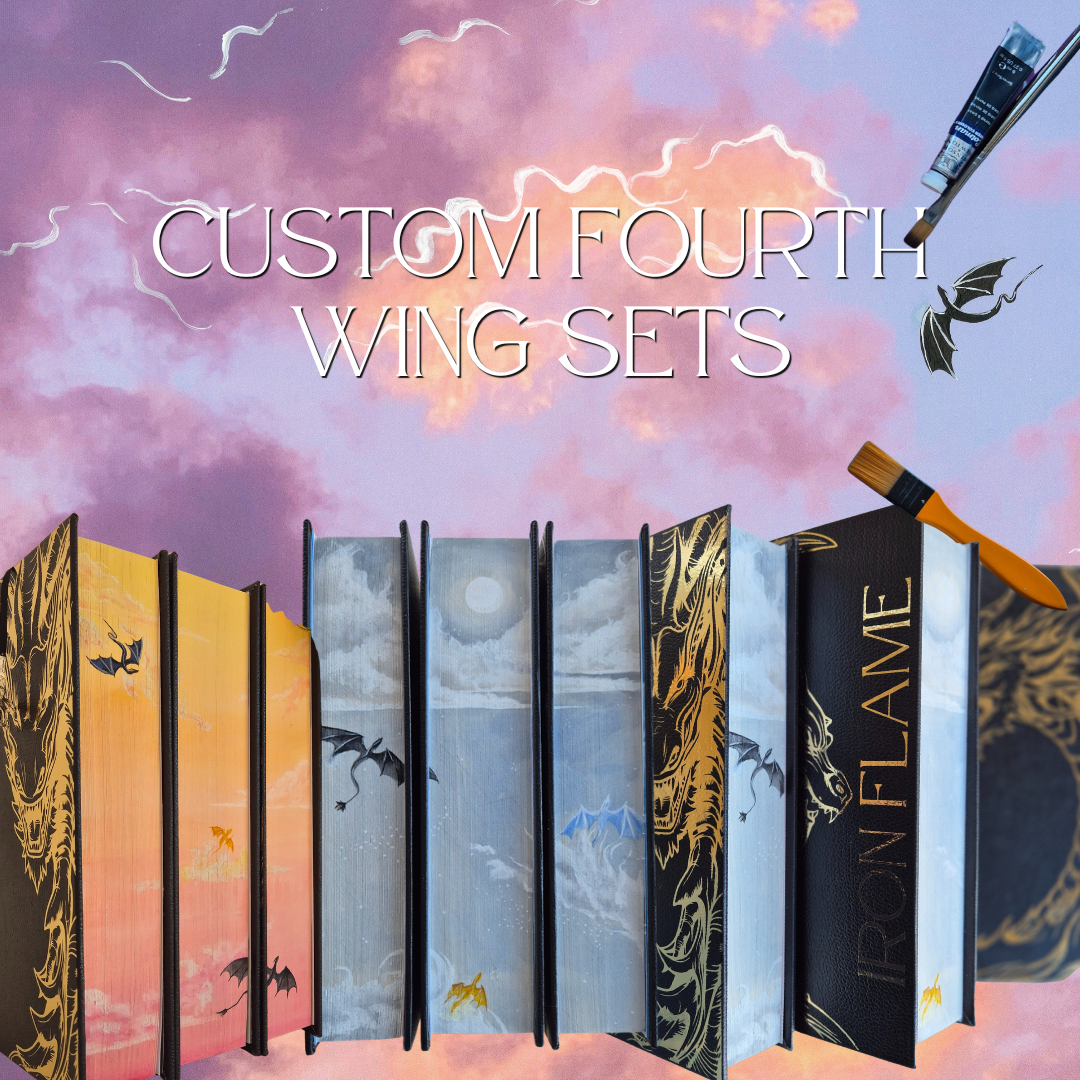 Custom Fourth Wing Painted Edges Set