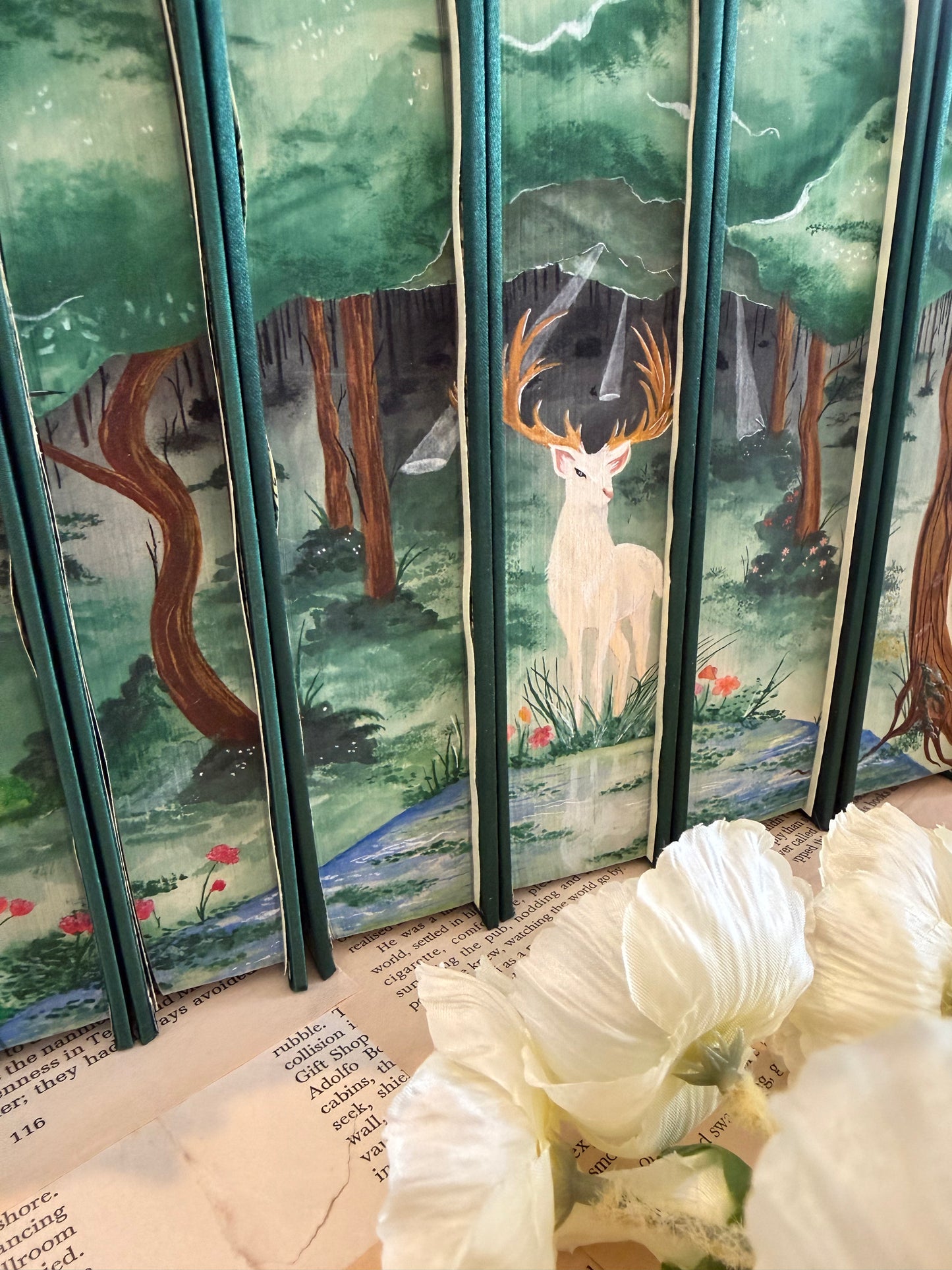 Throne Of Glass Set - Full Watercolour Edges